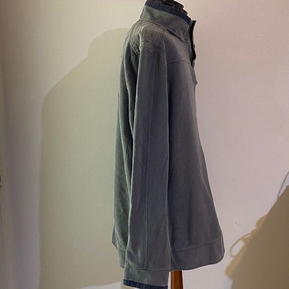 Cobalt 2 Cobalt Long Sleeve Grey Cotton Pullover Henley Mens X-Large - Picture 6 of 10